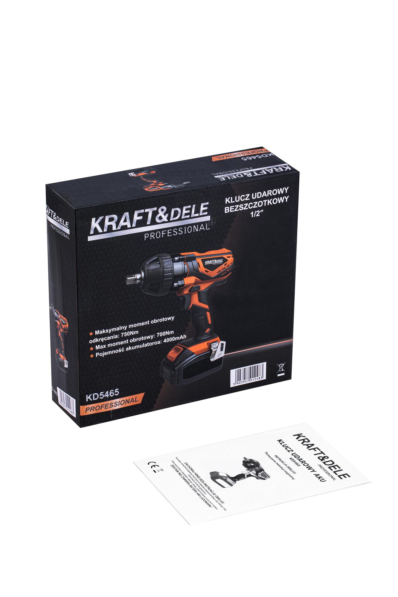 BRUSHLESS IMPACT WRENCH 21V 1/2" KD5465