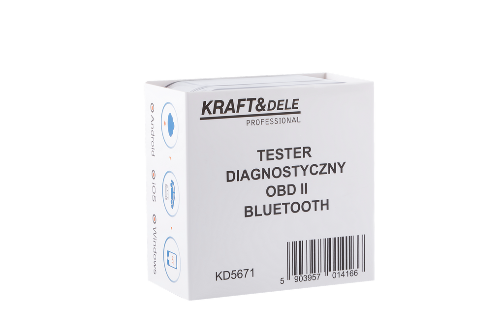 OBD II DIAGNOSTIKA SKANNER BLUETOOTHIGA KD5671