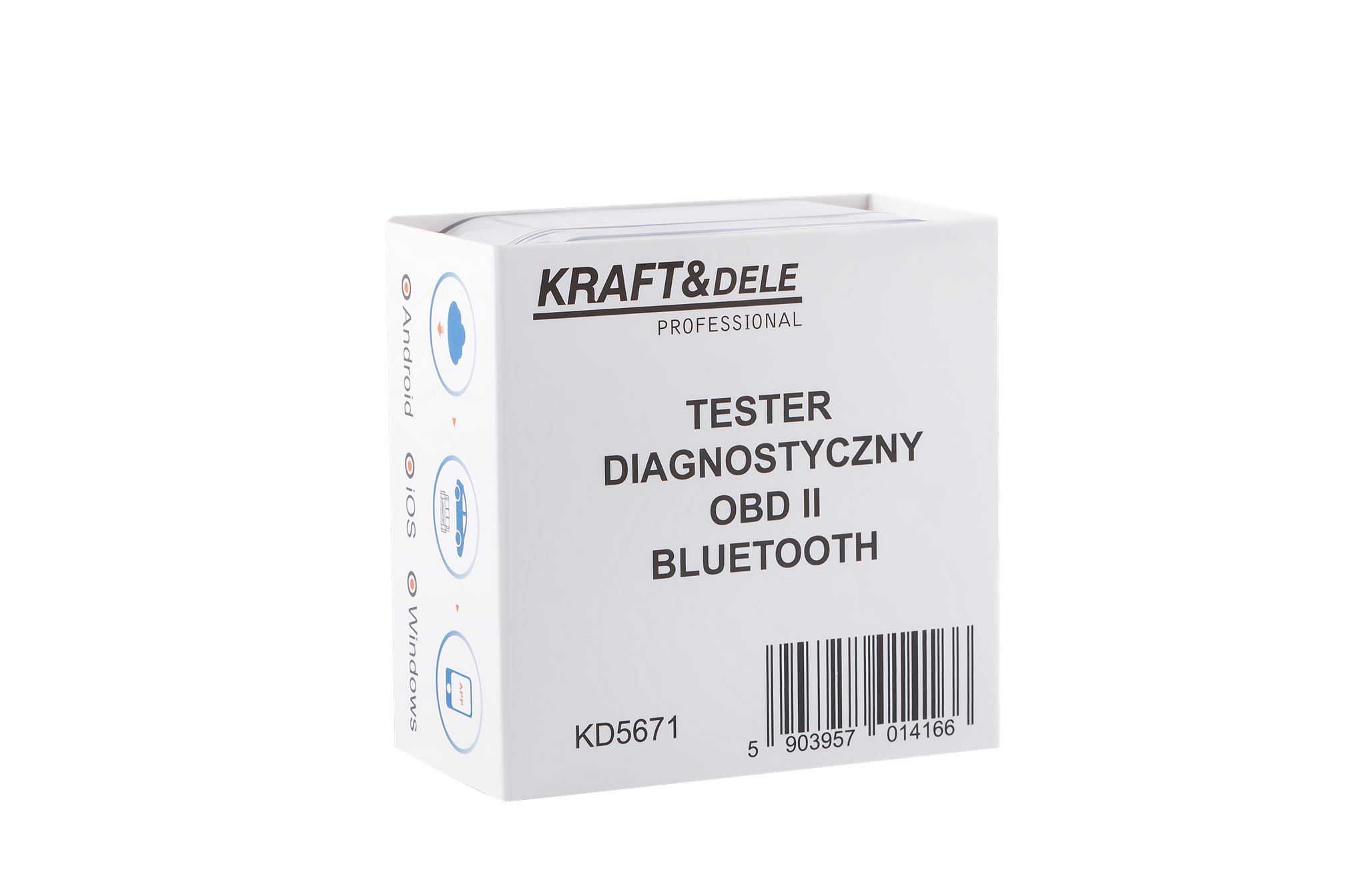 OBD II DIAGNOSTIKA SKANNER BLUETOOTHIGA KD5671