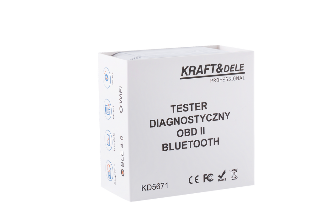 OBD II DIAGNOSTIKA SKANNER BLUETOOTHIGA KD5671