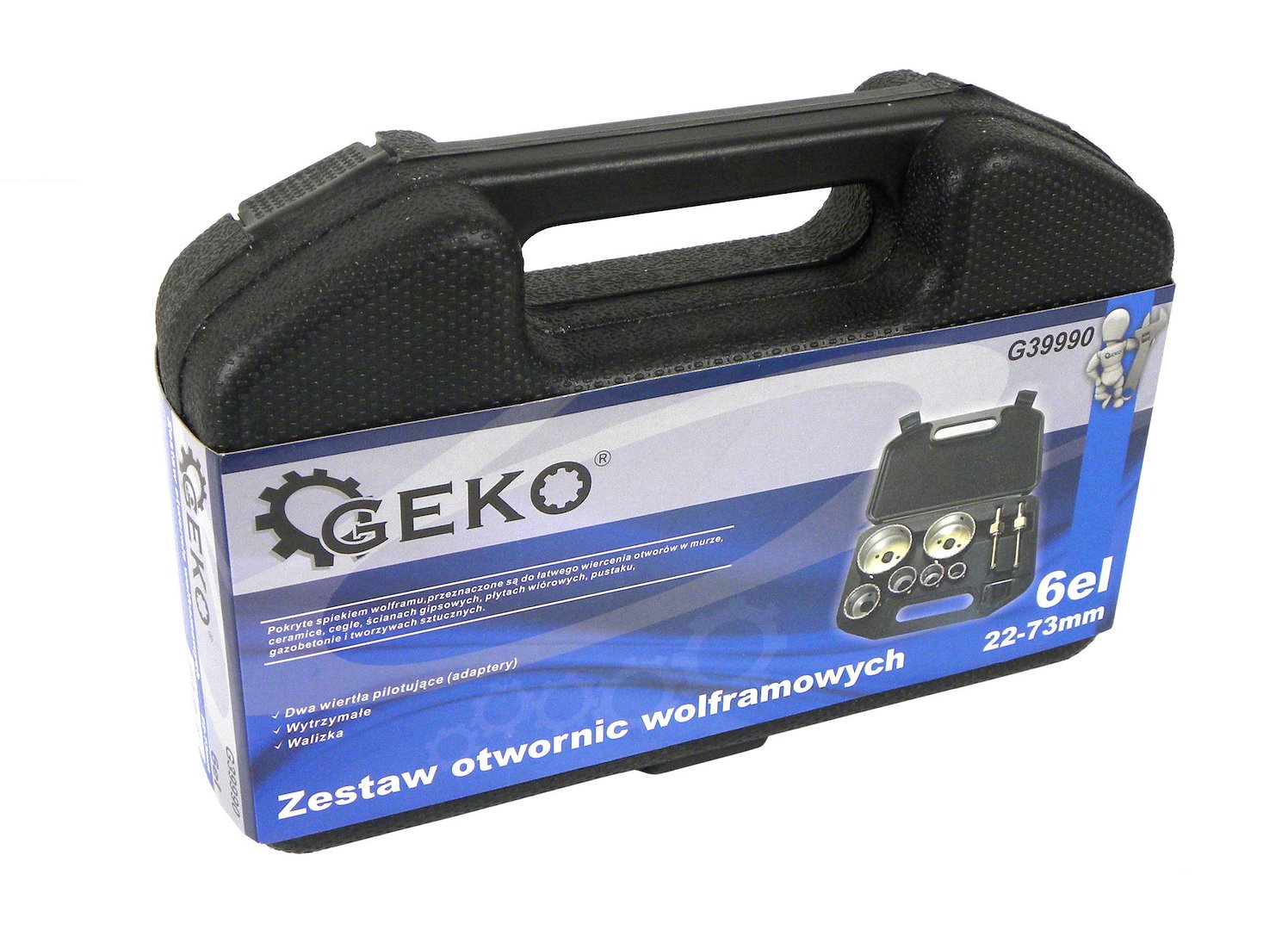 6 pcs hole saw set with blow case