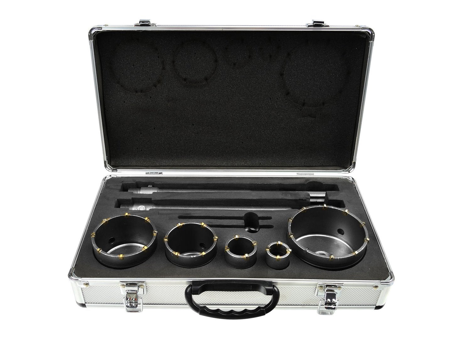 Hollow Drill set 9pcs (30,40.65.80.100+2xAdaptor 350mm)