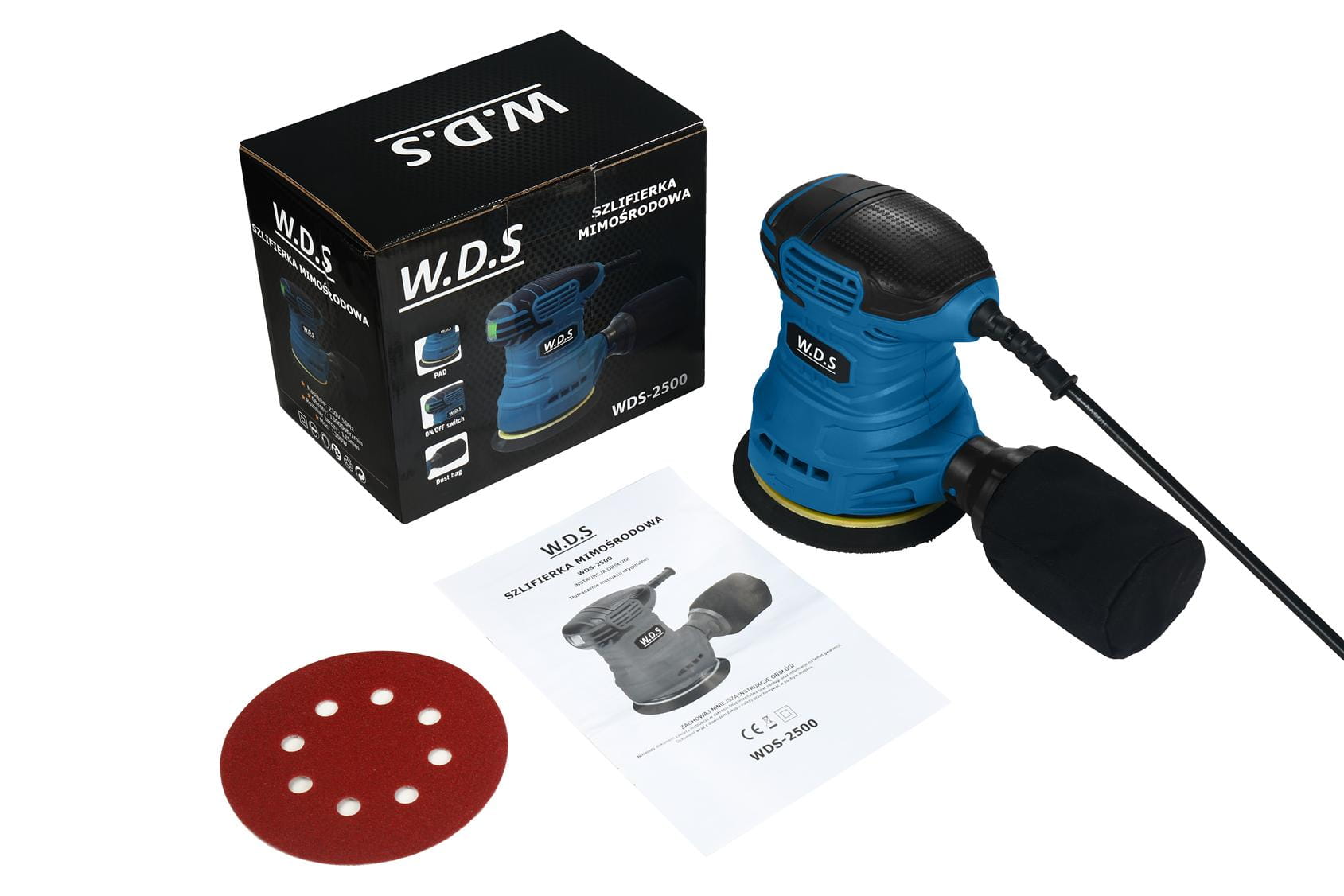 Orbital sander 1300W WDS2500 (F4)