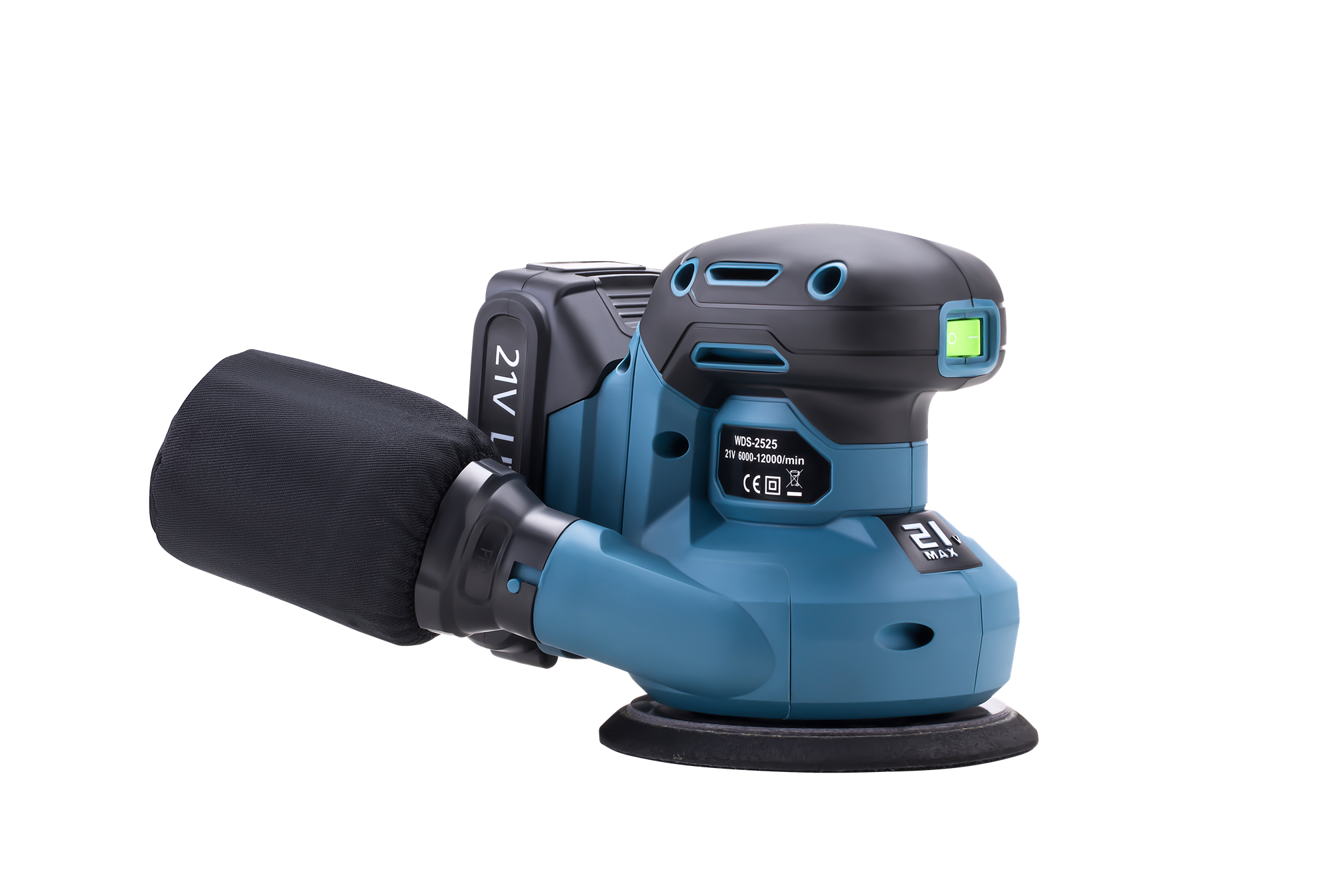 21V 3.0Ah RANDOM ORBITAL SANDER WDS2525