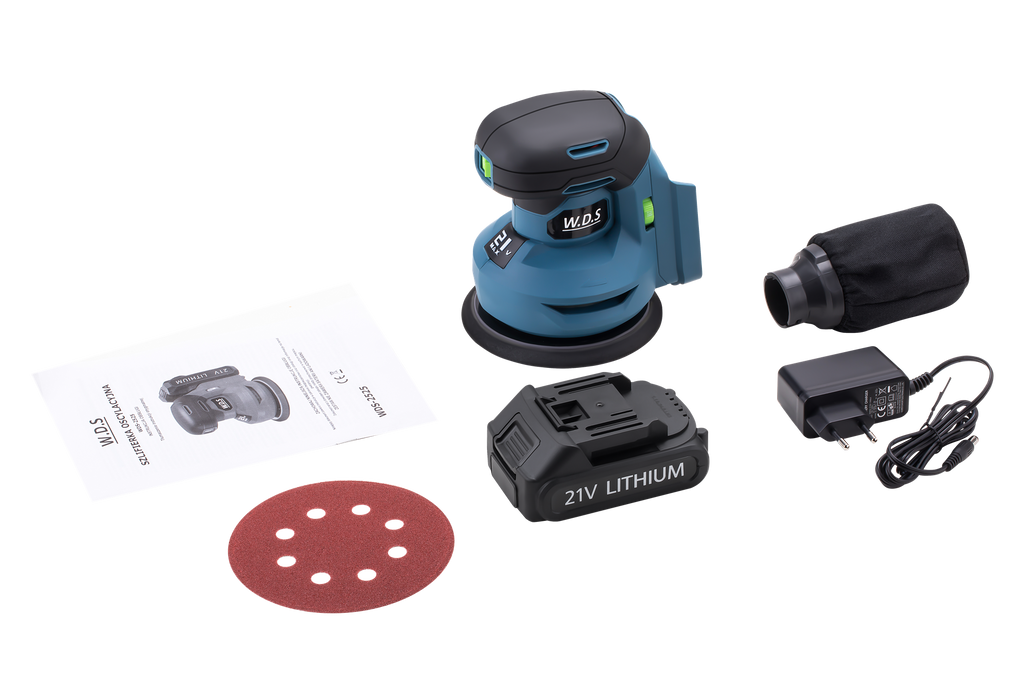 21V 3.0Ah RANDOM ORBITAL SANDER WDS2525
