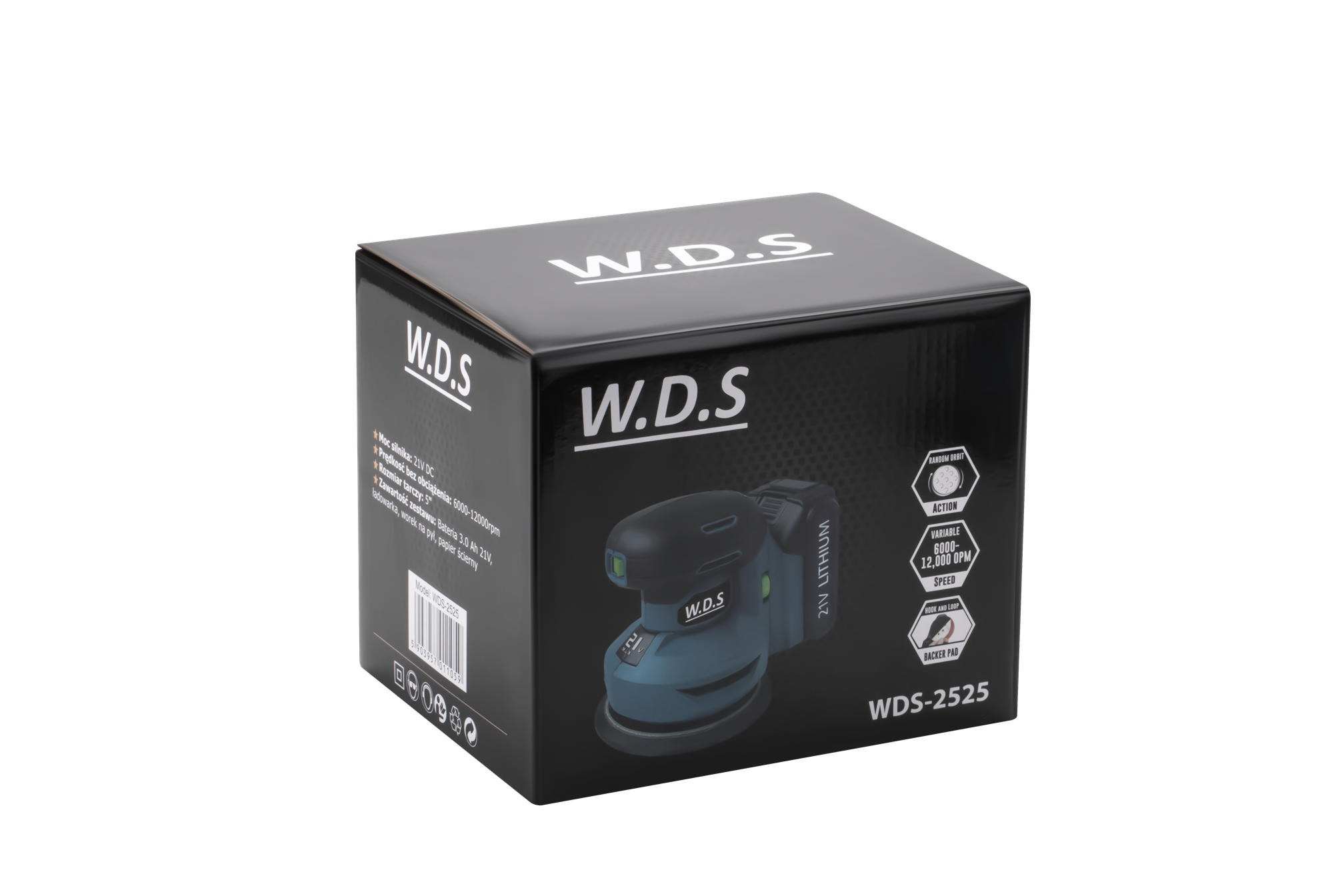 21V 3.0Ah RANDOM ORBITAL SANDER WDS2525