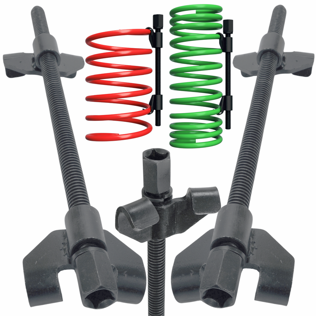 McPhersoni vedru tõmmitsate komplekt 380mm 2tk Black