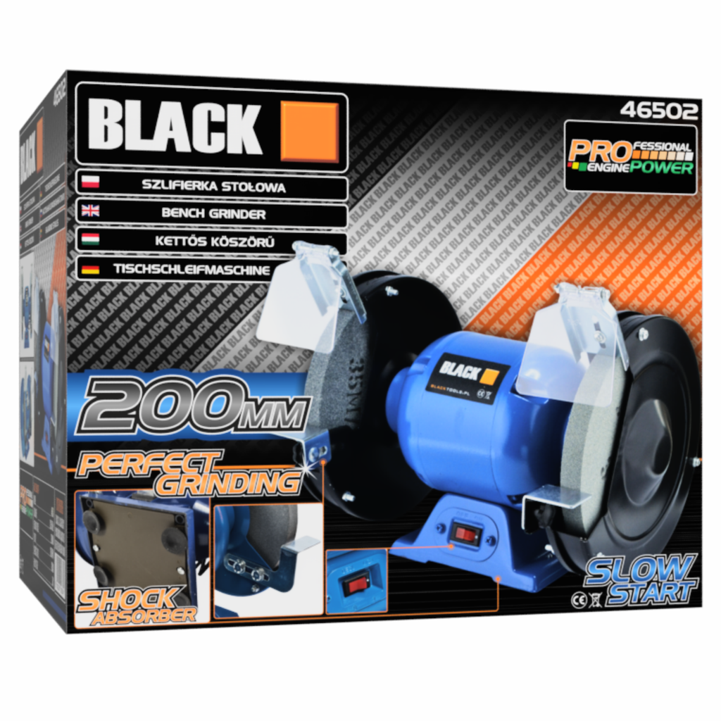 Pingilihvmasin 1700W koos 2x 200mm kettaga, Black