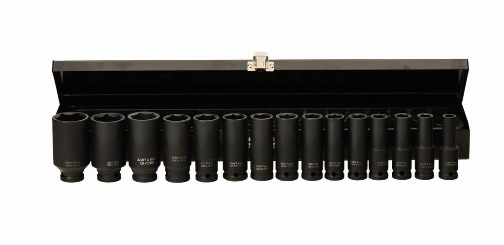 Pikad löökpadrunid 1/2" 15 tk 10-32 mm KD11769