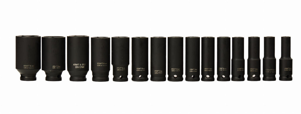 Pikad löökpadrunid 1/2" 15 tk 10-32 mm KD11769