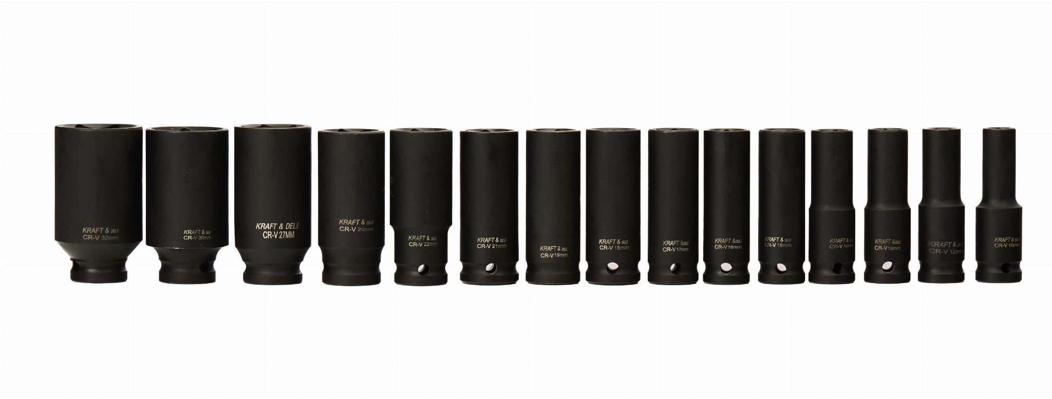 Pikad löökpadrunid 1/2" 15 tk 10-32 mm KD11769