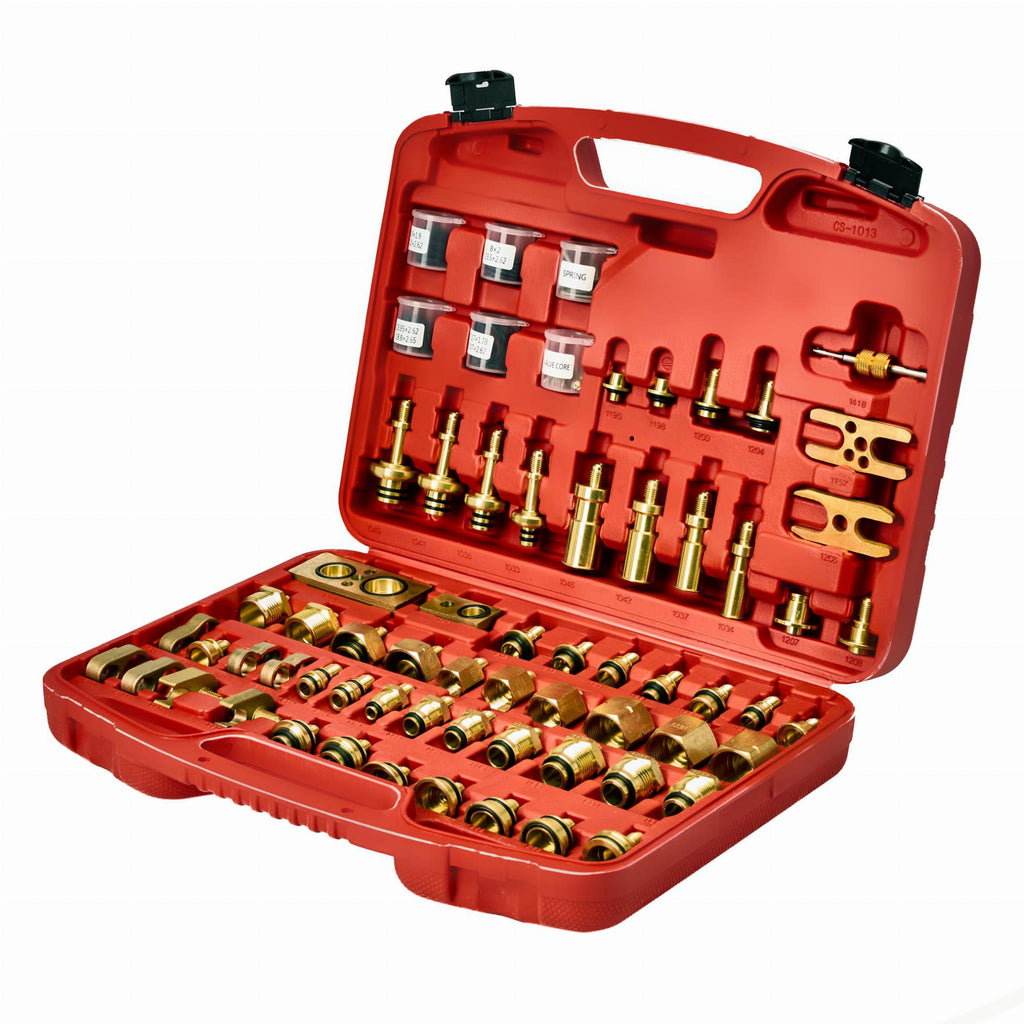 XXL Air Conditioning Flushing Adapter Set 78 pcs. KD10063
