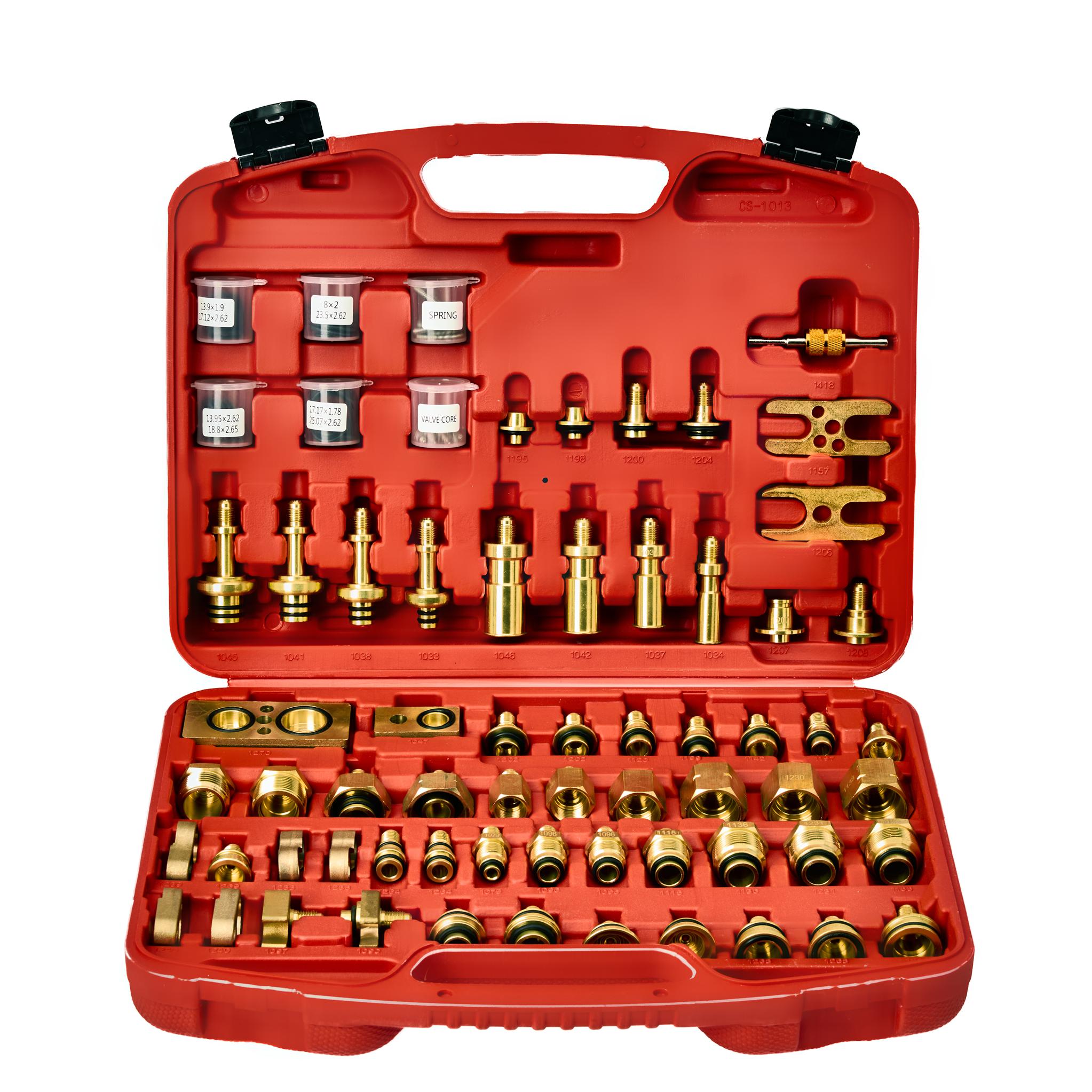 XXL Air Conditioning Flushing Adapter Set 78 pcs. KD10063