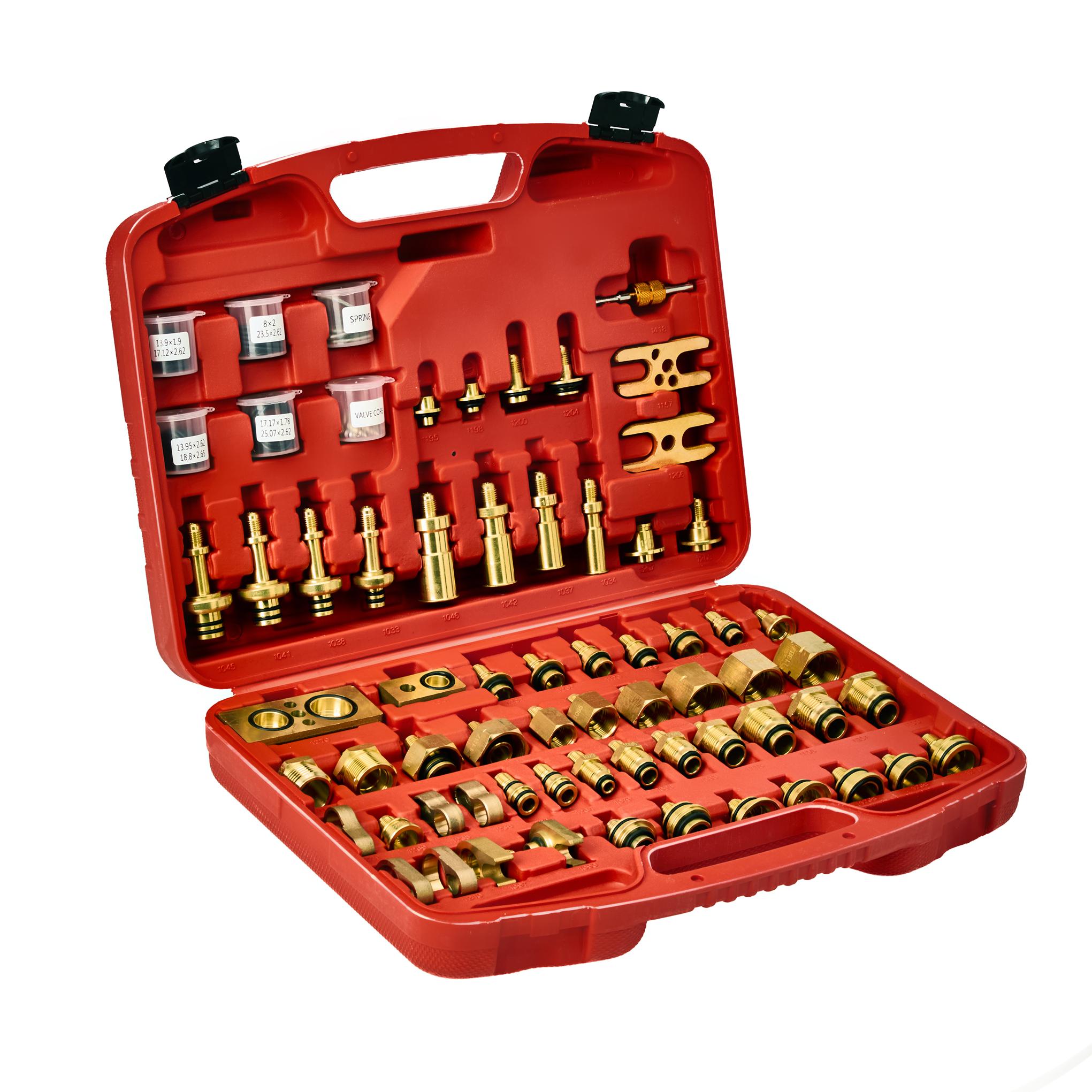 XXL Air Conditioning Flushing Adapter Set 78 pcs. KD10063