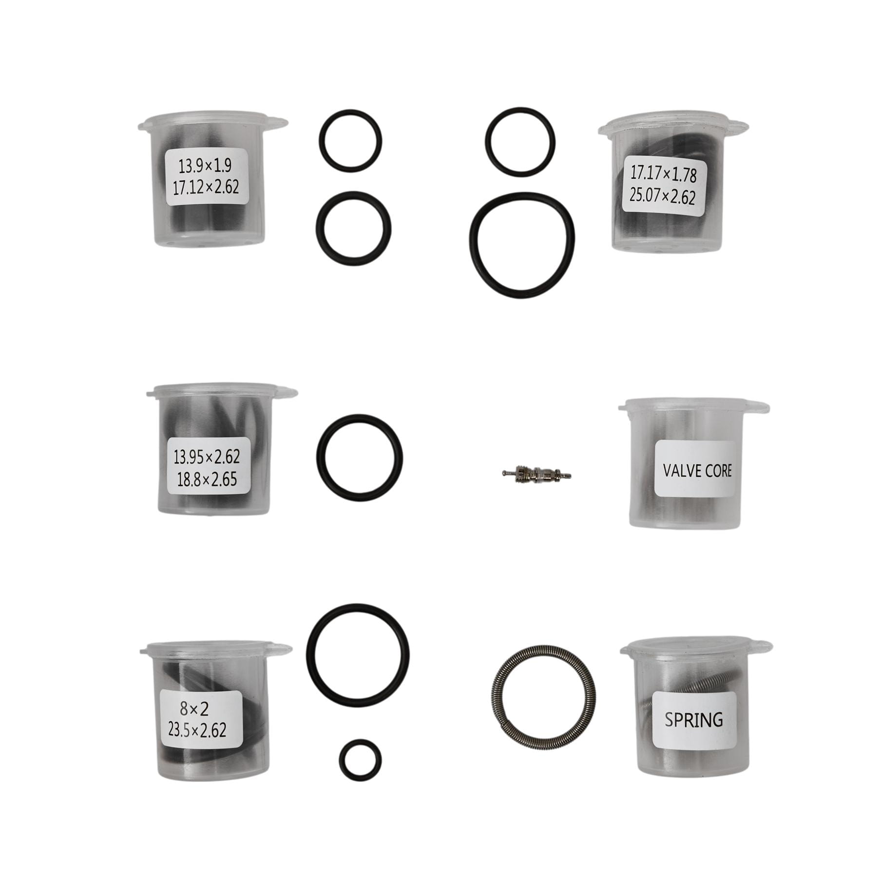 XXL Air Conditioning Flushing Adapter Set 78 pcs. KD10063