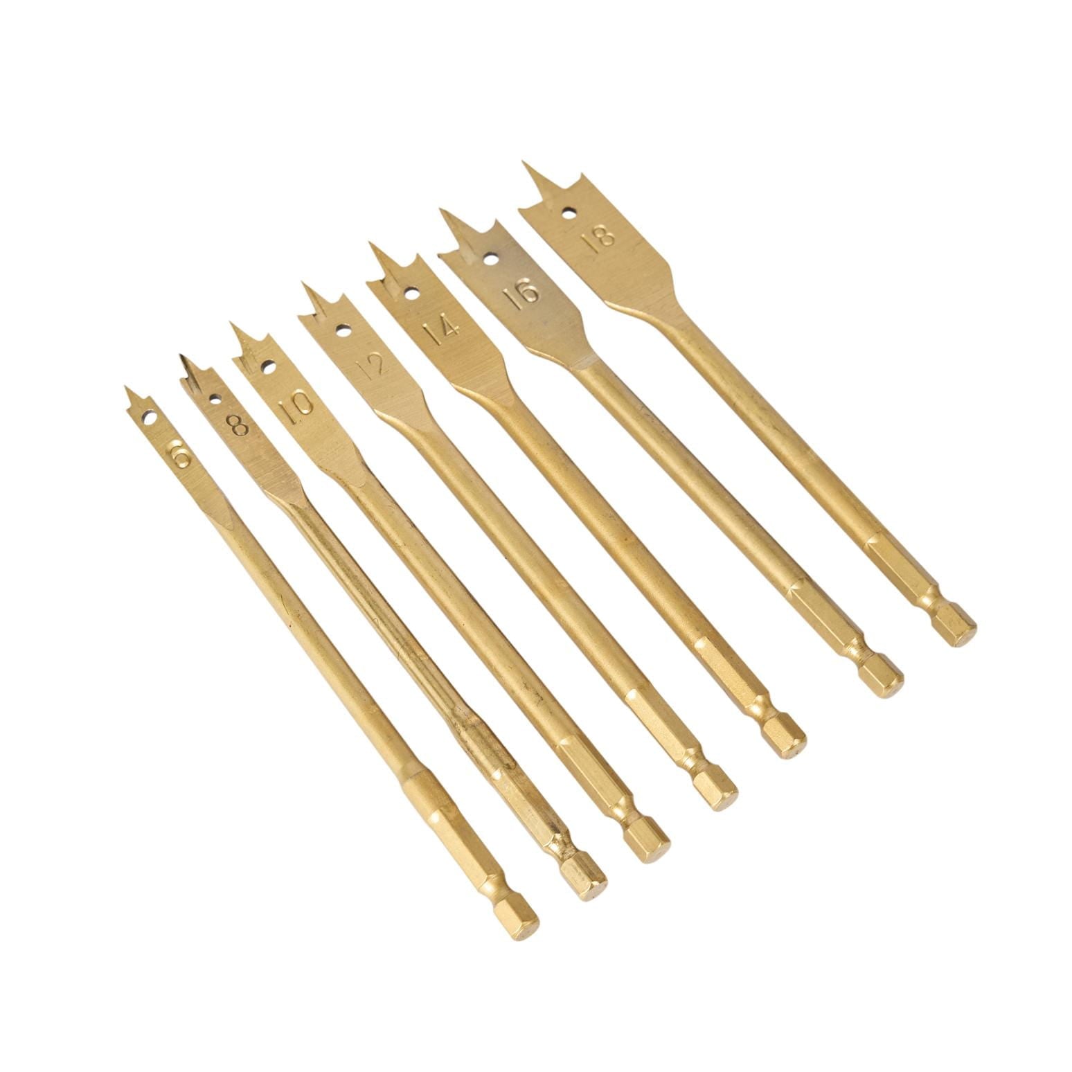 SET OF SPODE DRILL BITS FOR WOOD KD10637 (C34)