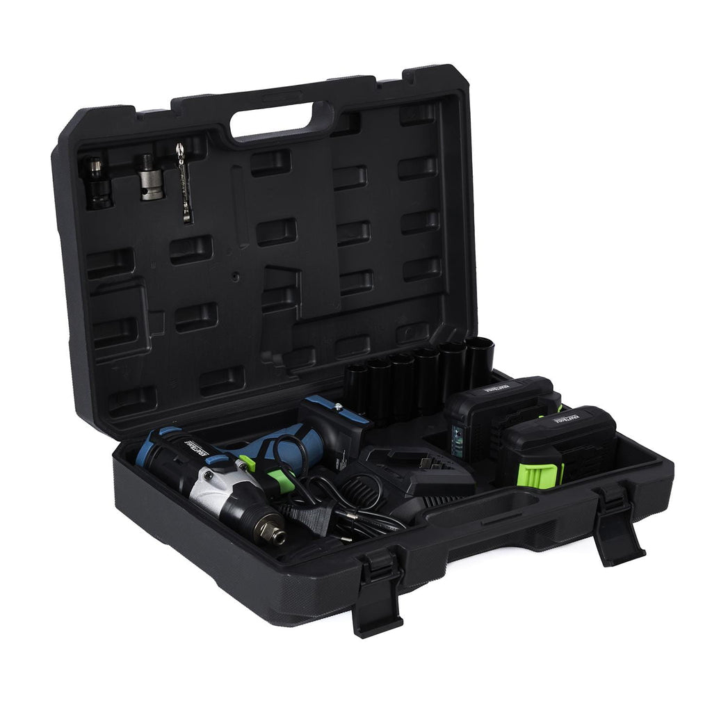 CORDLESS IMPACT WRENCH 21V - SET WITH SOCKETS KD3407