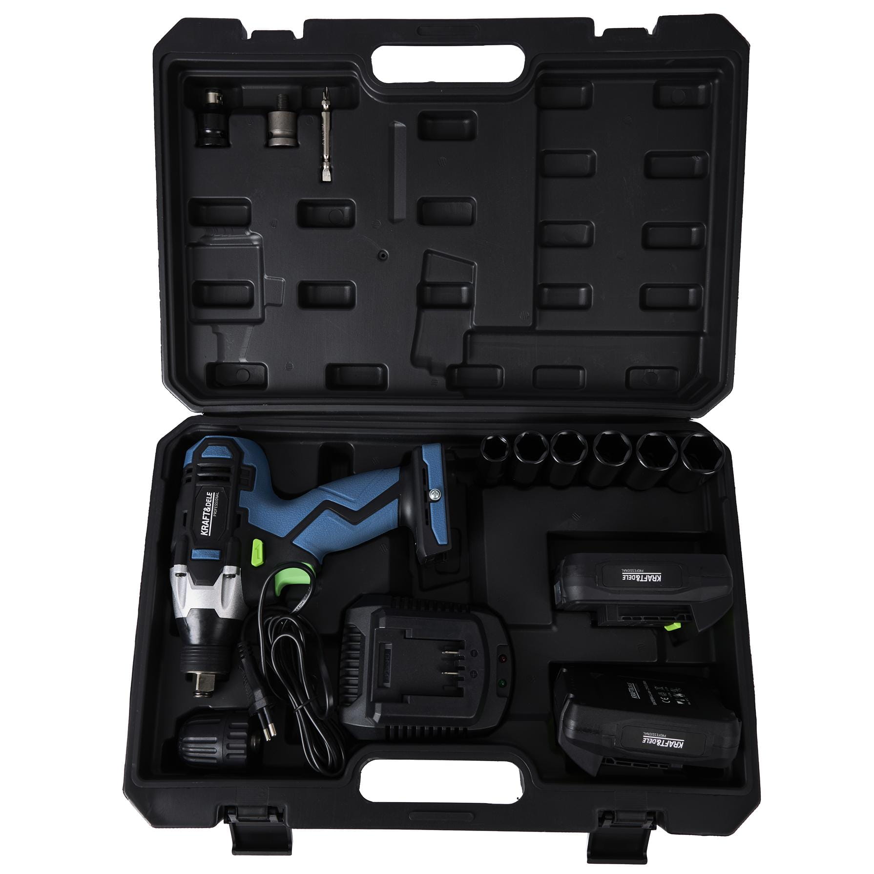 CORDLESS IMPACT WRENCH 21V - SET WITH SOCKETS KD3407