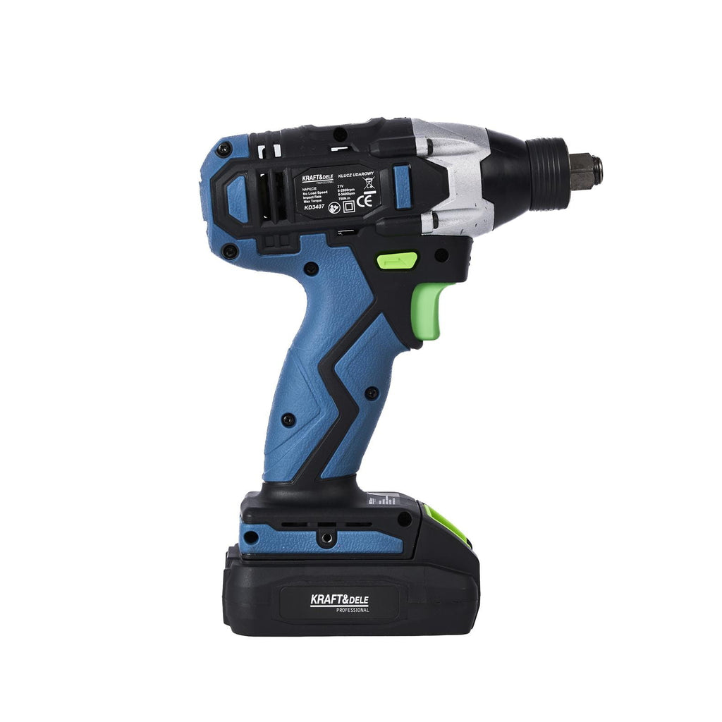 CORDLESS IMPACT WRENCH 21V - SET WITH SOCKETS KD3407