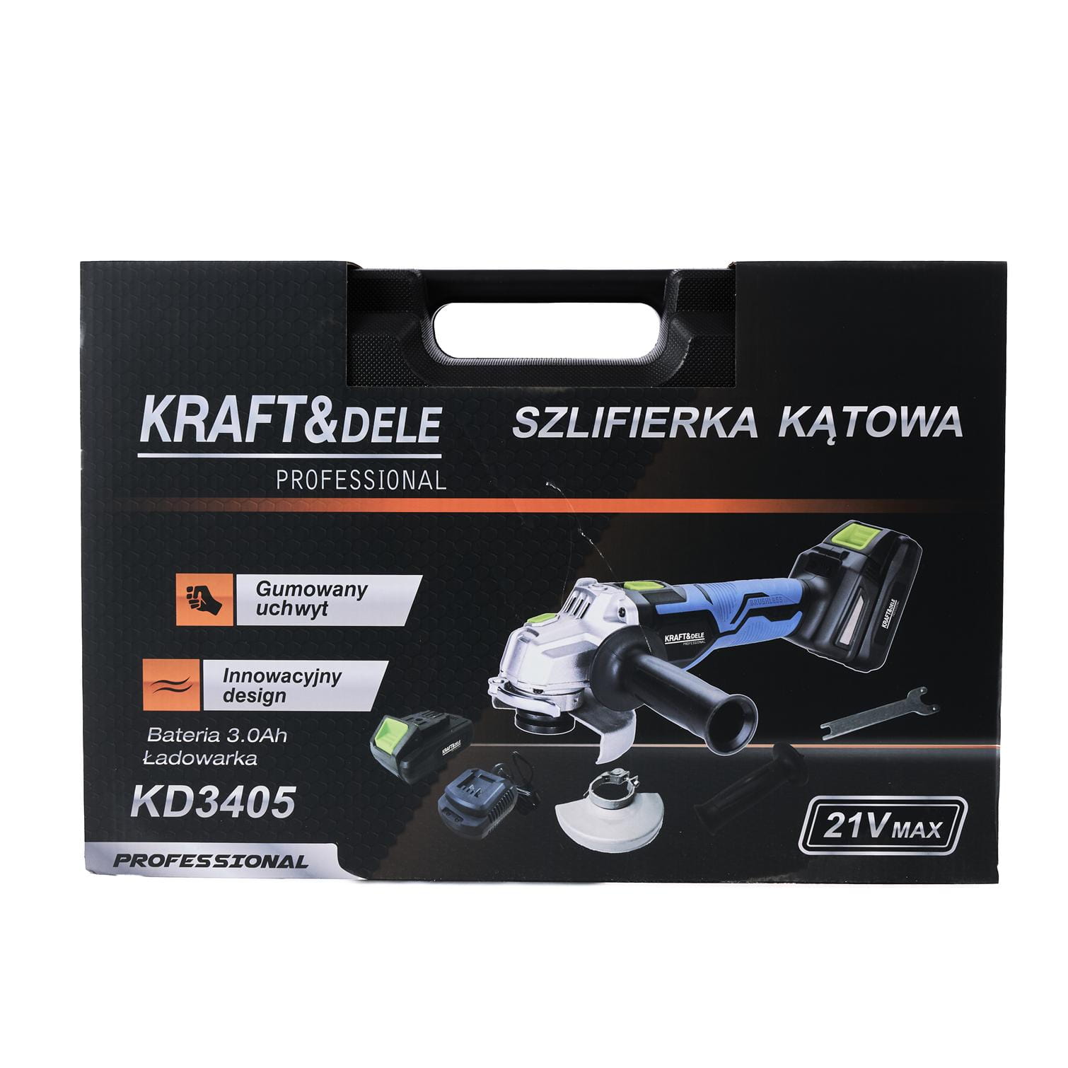CORDLESS ANGLE GRINDER 21V - SET KD3405