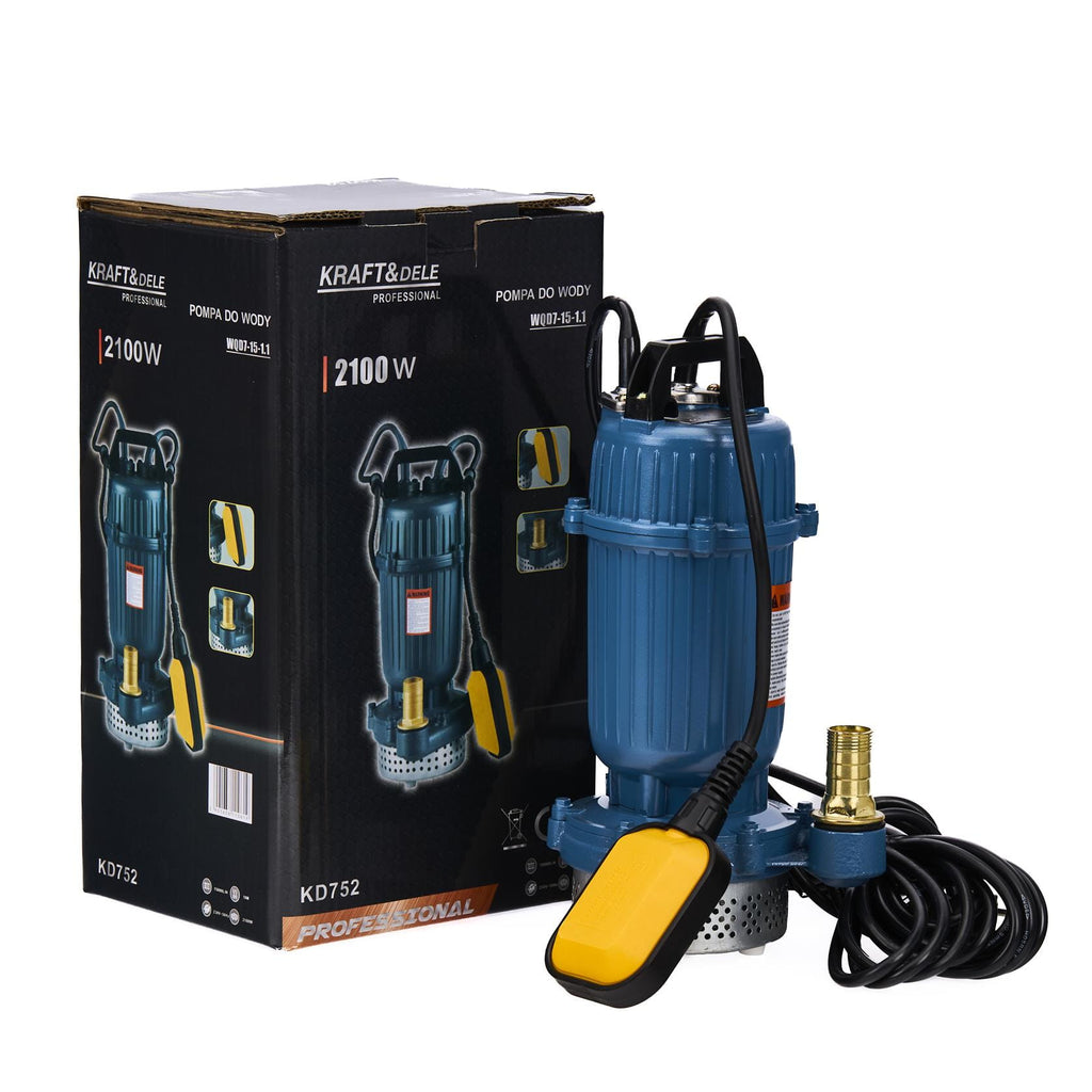 Määrdunud ja puhta vee pump septikutele ja reoveele ujukiga KD752