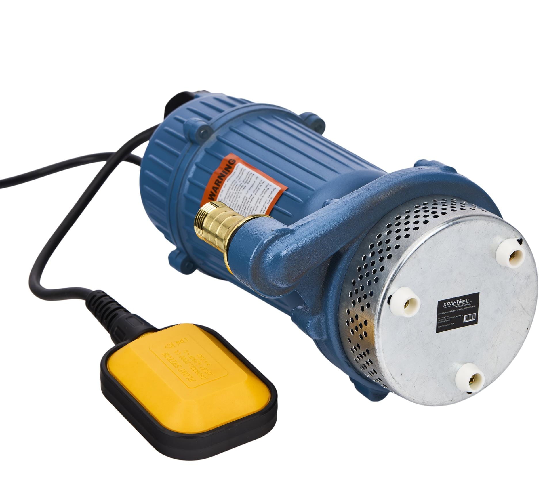 Määrdunud ja puhta vee pump septikutele ja reoveele ujukiga KD752
