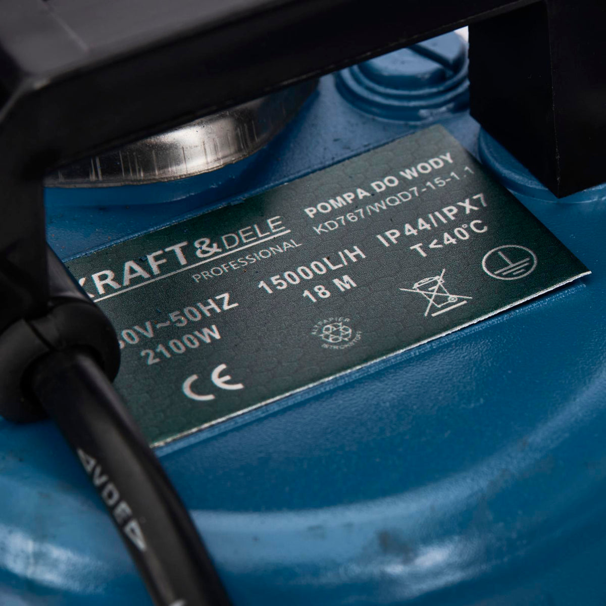 KRAFT&DELE puhta ja musta vee sukelpump 2100 W KD767