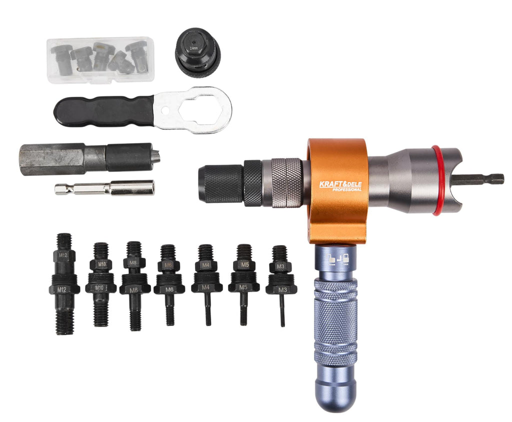 ADAPTER/RIVETER FOR DRILL 3in1 KD5470 (VD8)