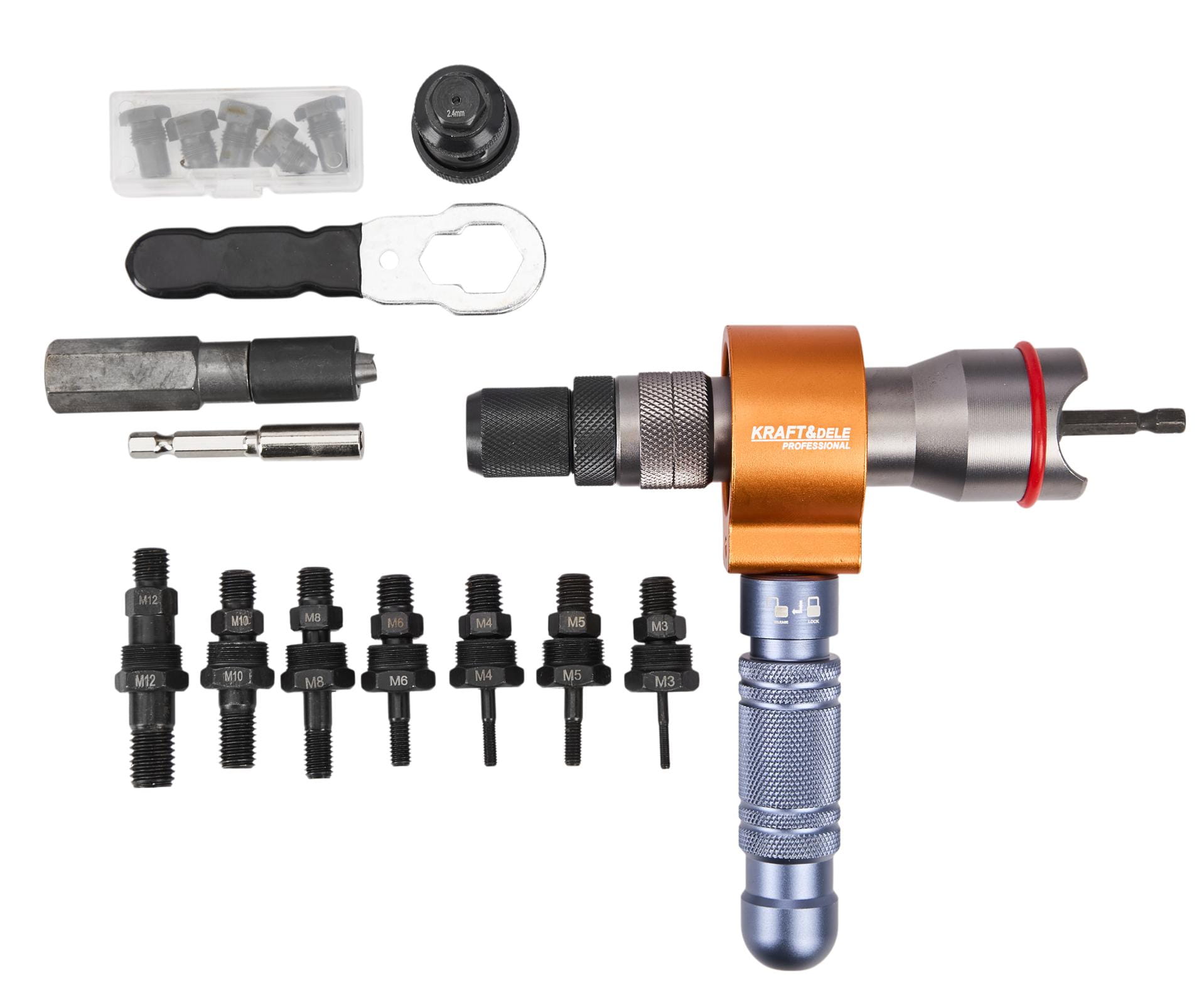 ADAPTER/RIVETER FOR DRILL 3in1 KD5470 (VD8)