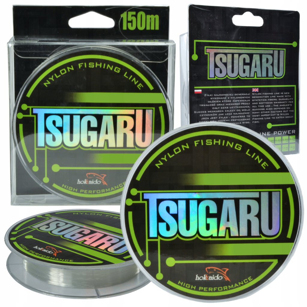 HOKKAIDO TSUGARU Fishing Line 0.35mm 150m 14kg Colorless