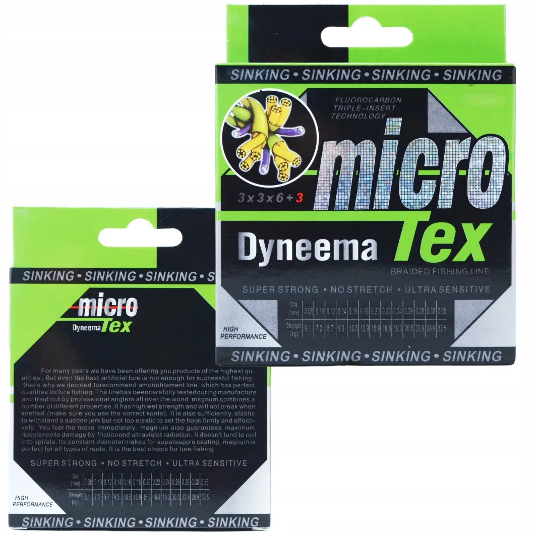 Nähtamatu Dyneema punutis 0.18mm uppuv 100m