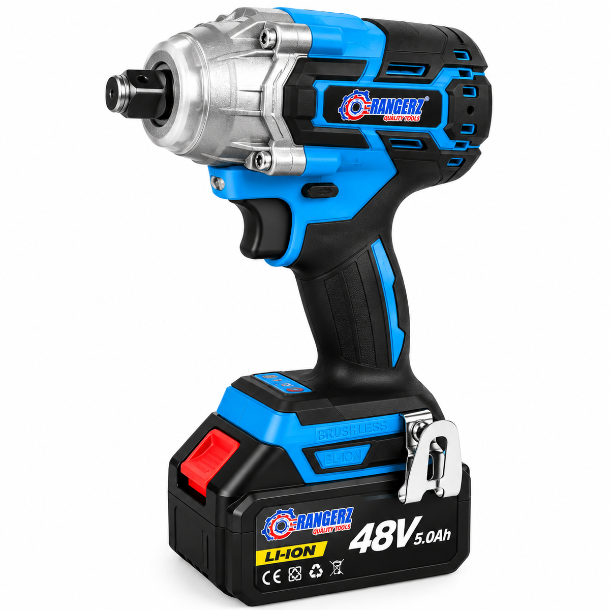 RANGERZ 3-ühes akuga tööriistakomplekt 48 V 5,0 Ah, 2 akuga RS-5017B
