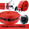 2" (52mm) Fire Hose Canvas for Water Septic Tank, 20m with Quick Couplings for Pump