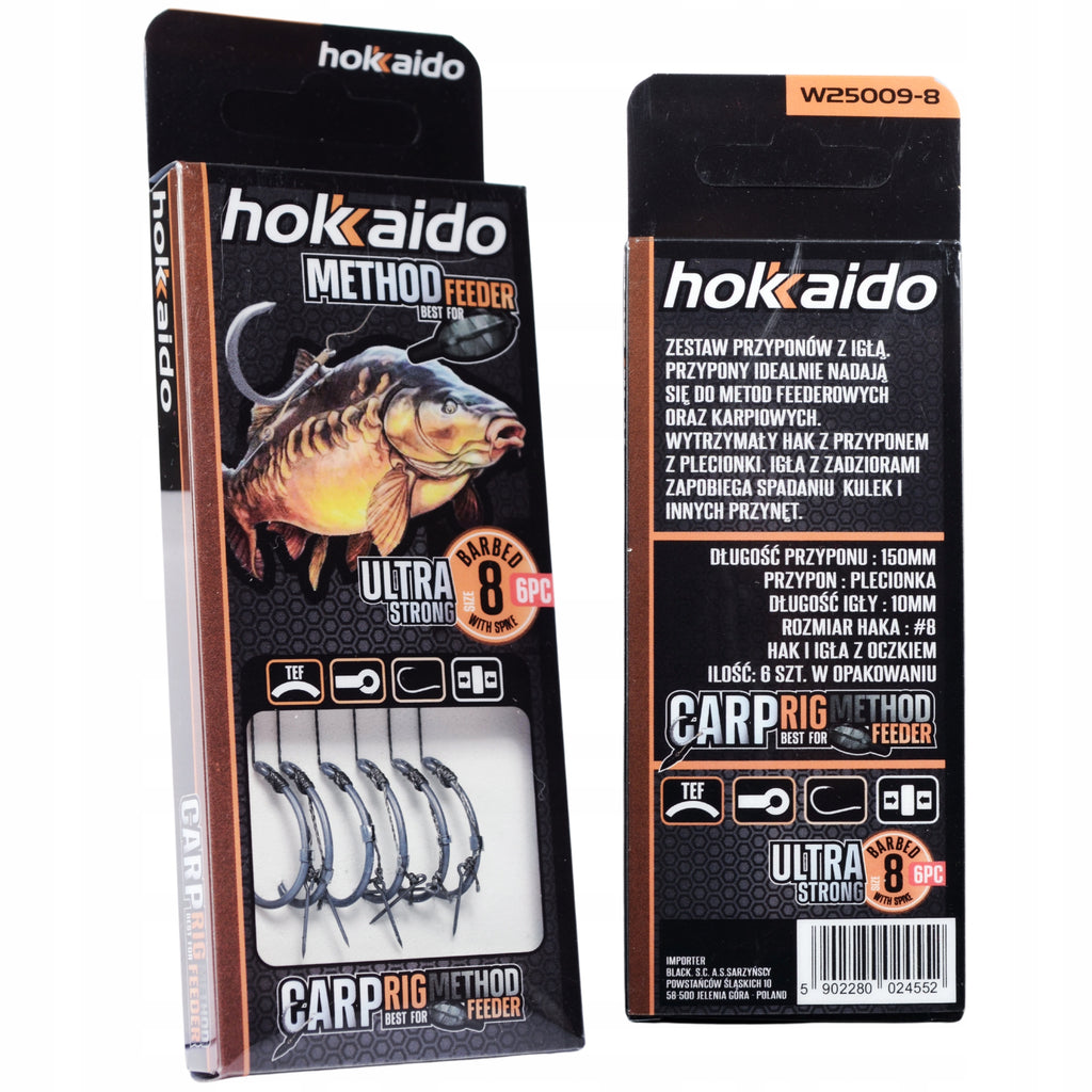 Hokkaido Leader + HAK 8 meetodi feeder 10cm nõelaga
