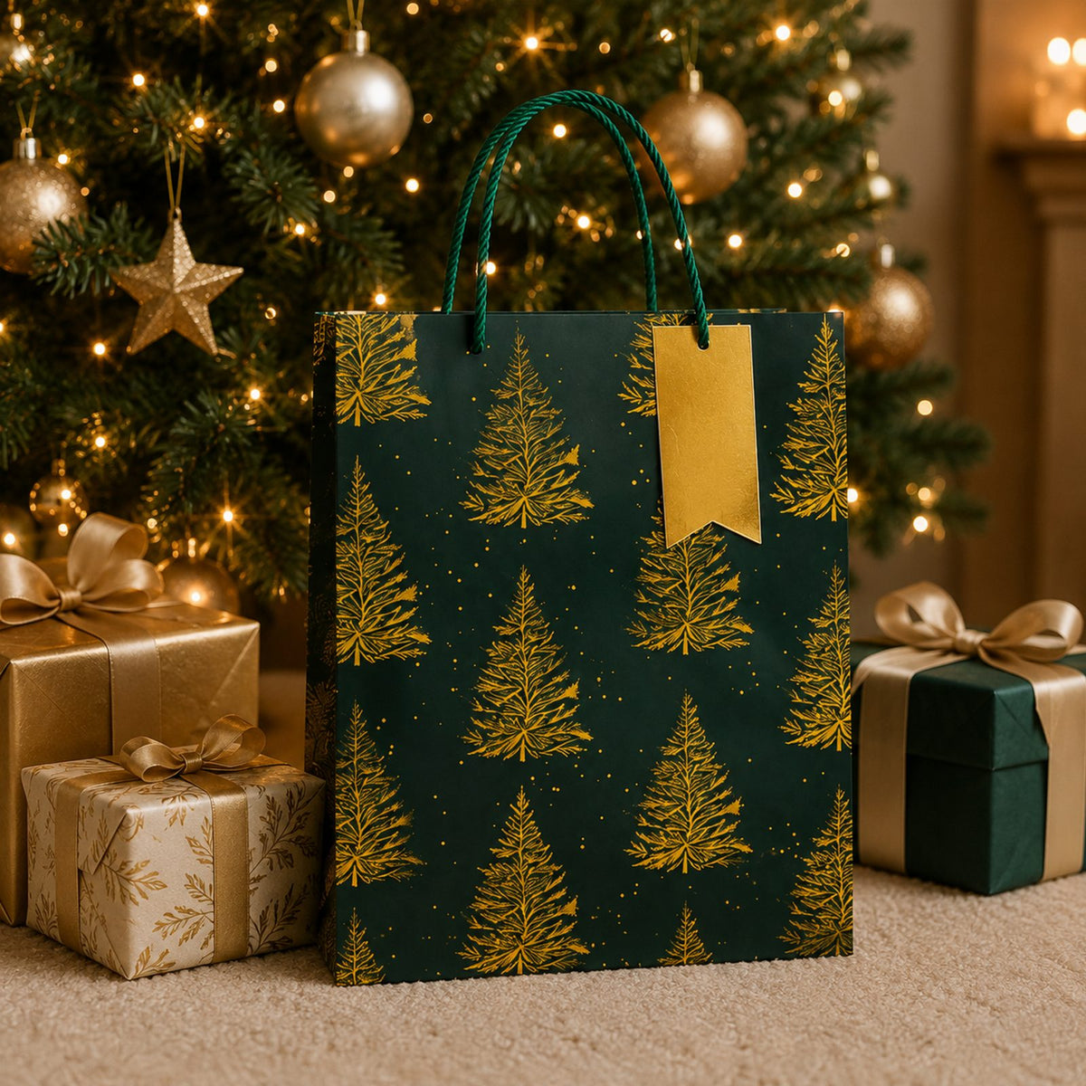 Christmas Gift Bags for Santa Presents under the Tree