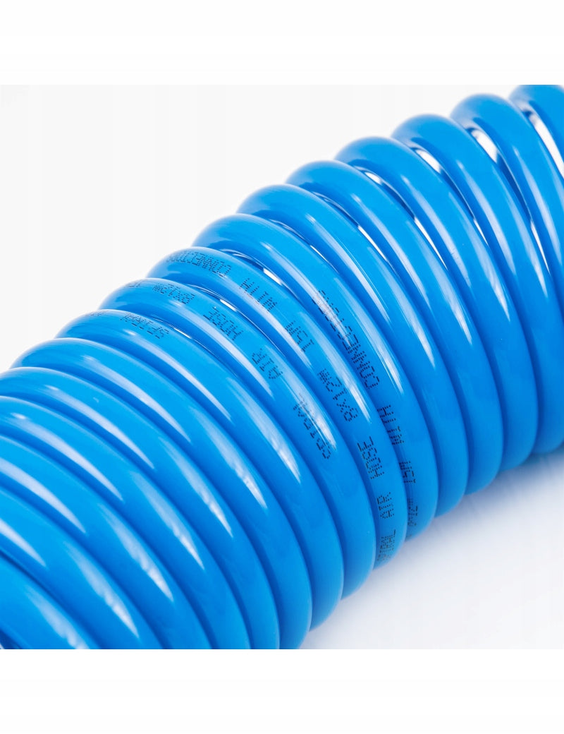 Spiral Pneumatic Hose 8x12mm, 10m, Black