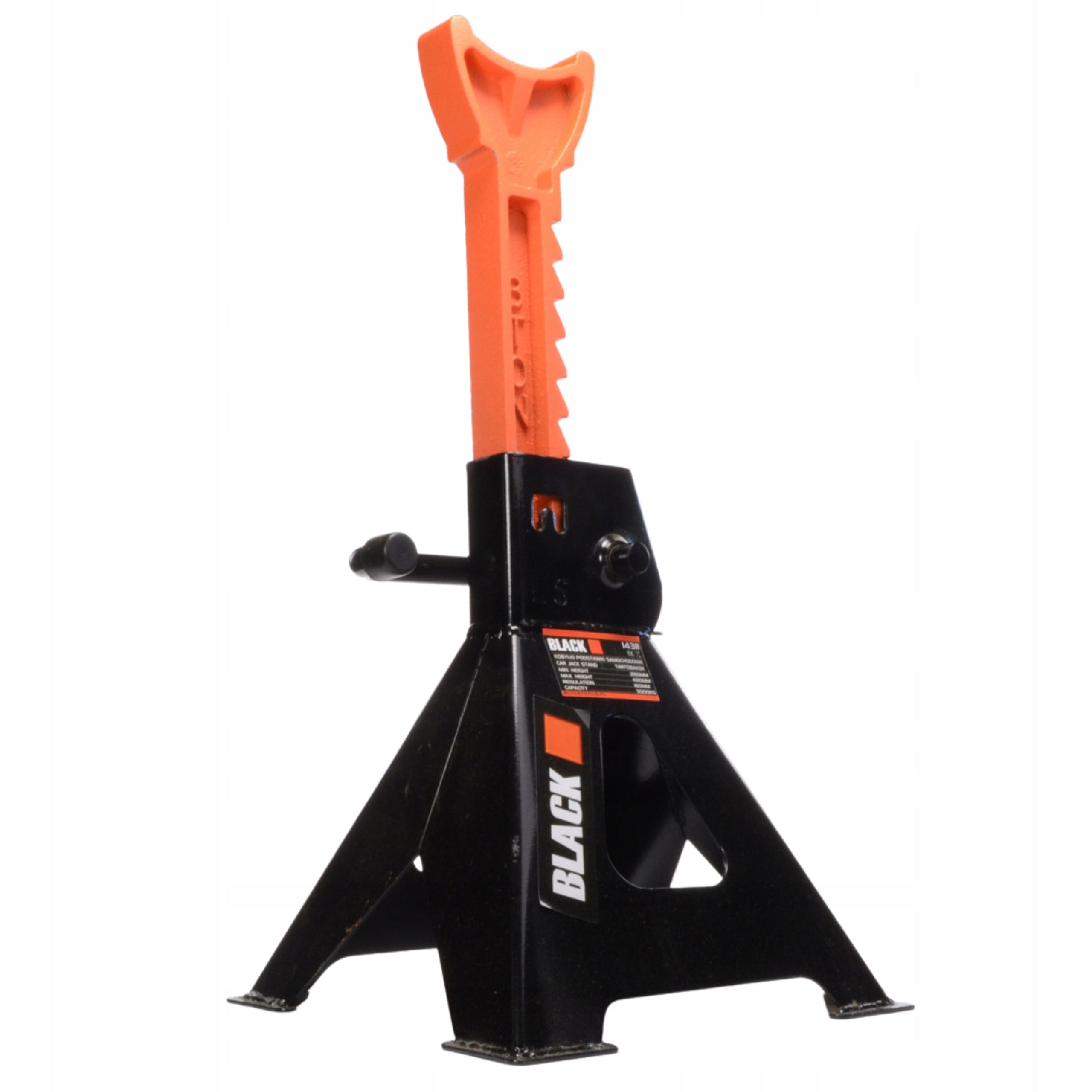Workshop Jack Stand Bases 3 Ton 3000kg Adjustable 2-Piece Set Black