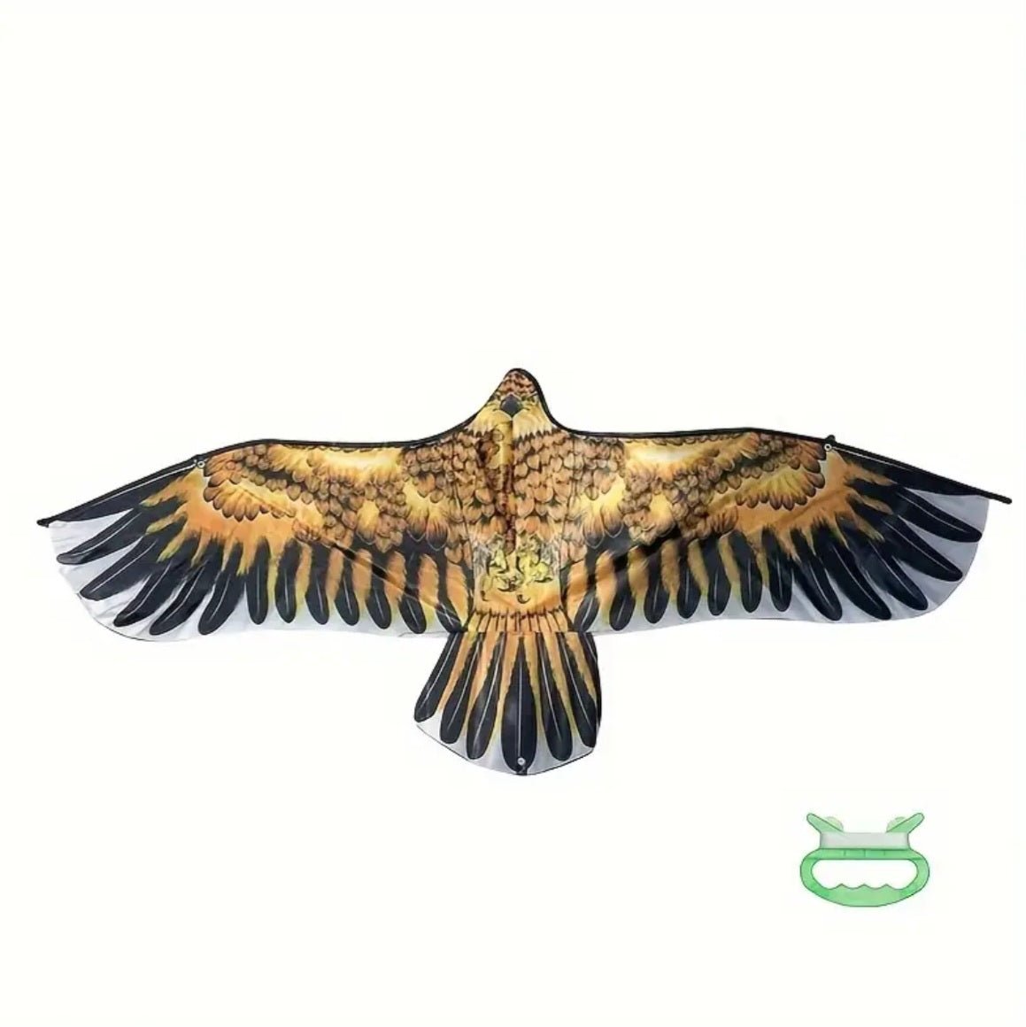 Suur kotkakujuline tuulelohe 30 meetrise nööriga õues kasutamiseks