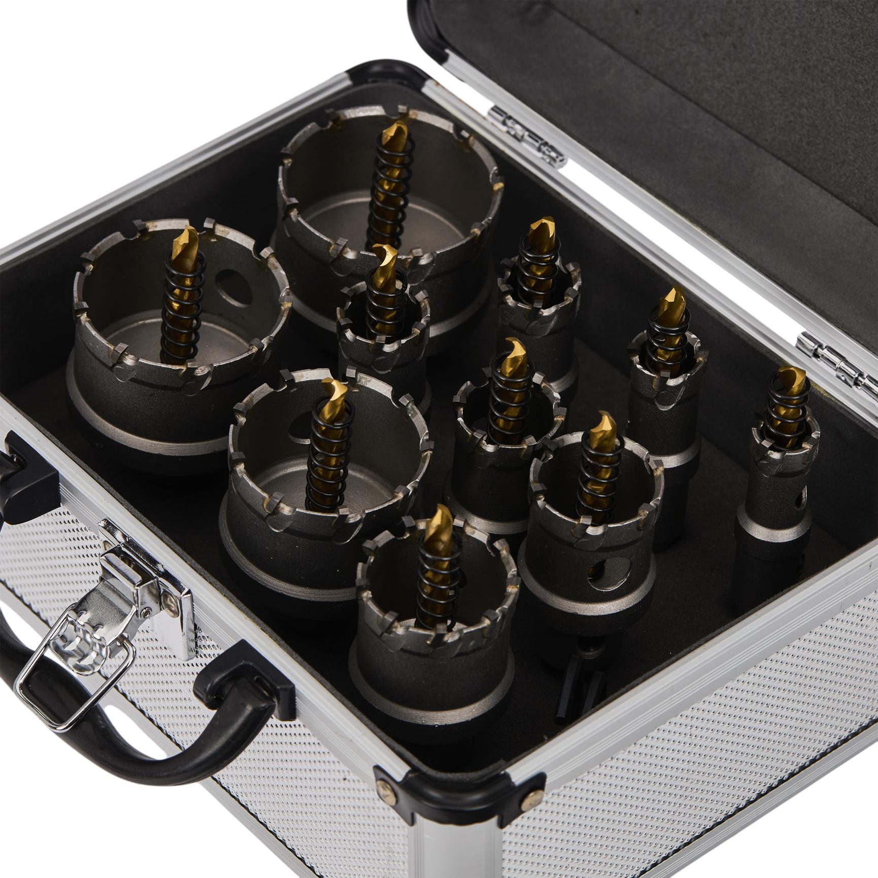 HOLE SAWS / TUNGSTEN CARBIDE DRILL BITS FOR METAL 10pcs. KD10061