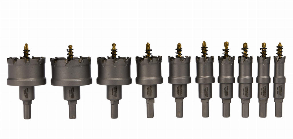 HOLE SAWS / TUNGSTEN CARBIDE DRILL BITS FOR METAL 10pcs. KD10061
