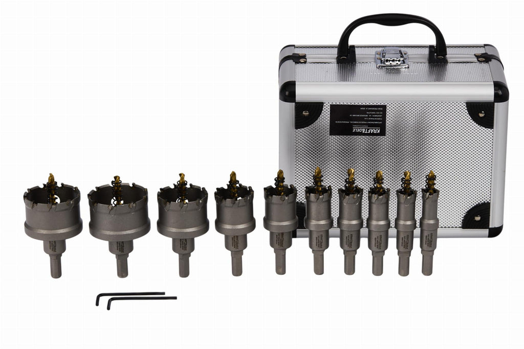 HOLE SAWS / TUNGSTEN CARBIDE DRILL BITS FOR METAL 10pcs. KD10061