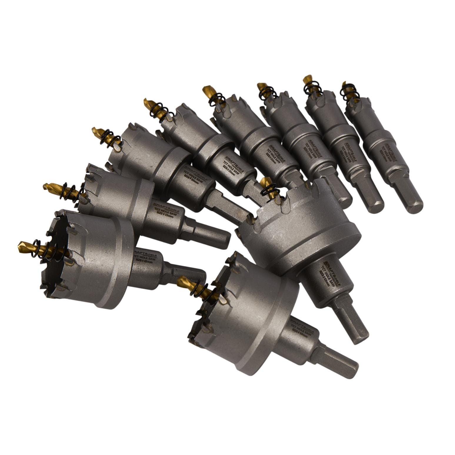 HOLE SAWS / TUNGSTEN CARBIDE DRILL BITS FOR METAL 10pcs. KD10061