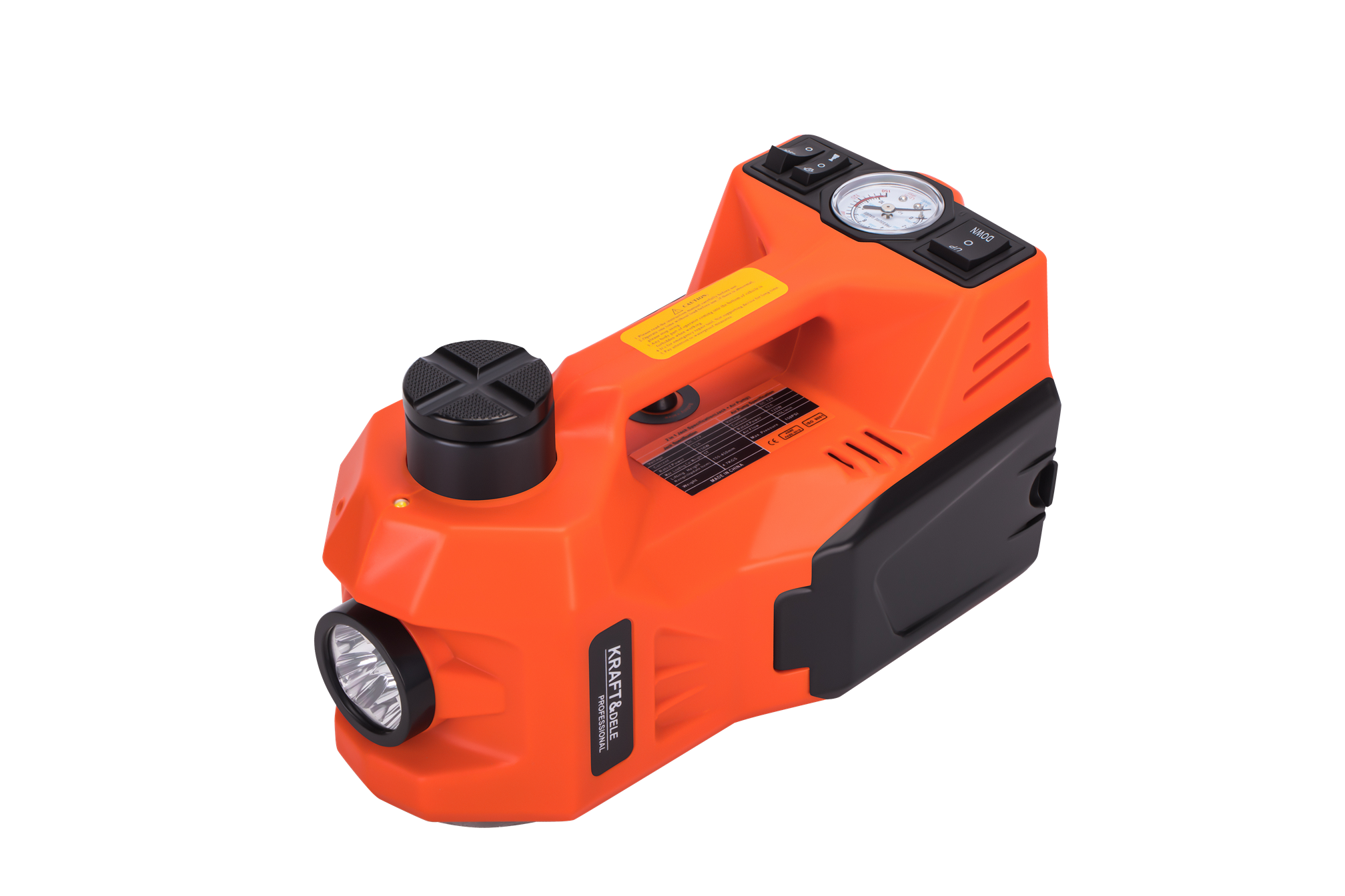 CAR LIFT HYDRAULIC POINT JACK 12V 5T + WHEEL WRENCH KD1368