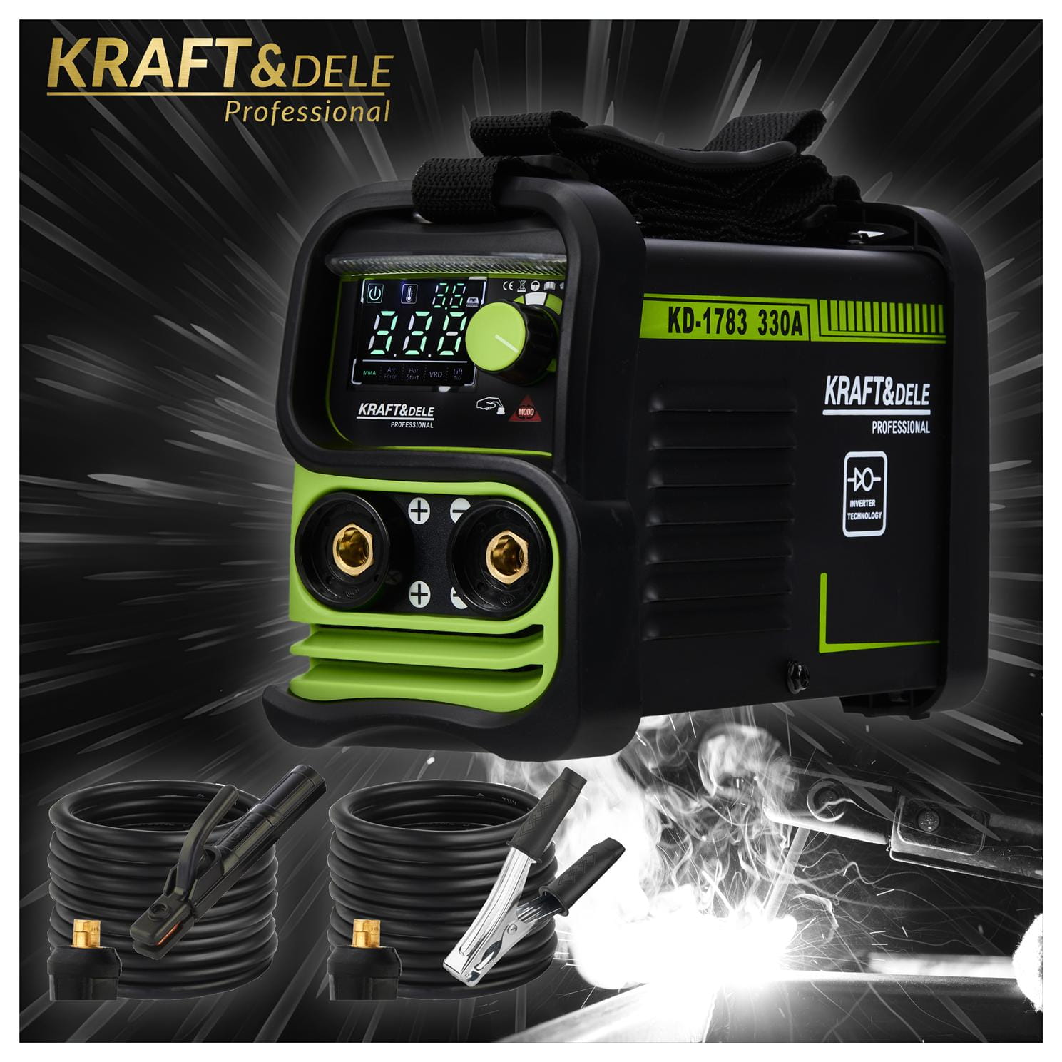 Inverter welder 330A MMA TIG LIFT VRD KD1783