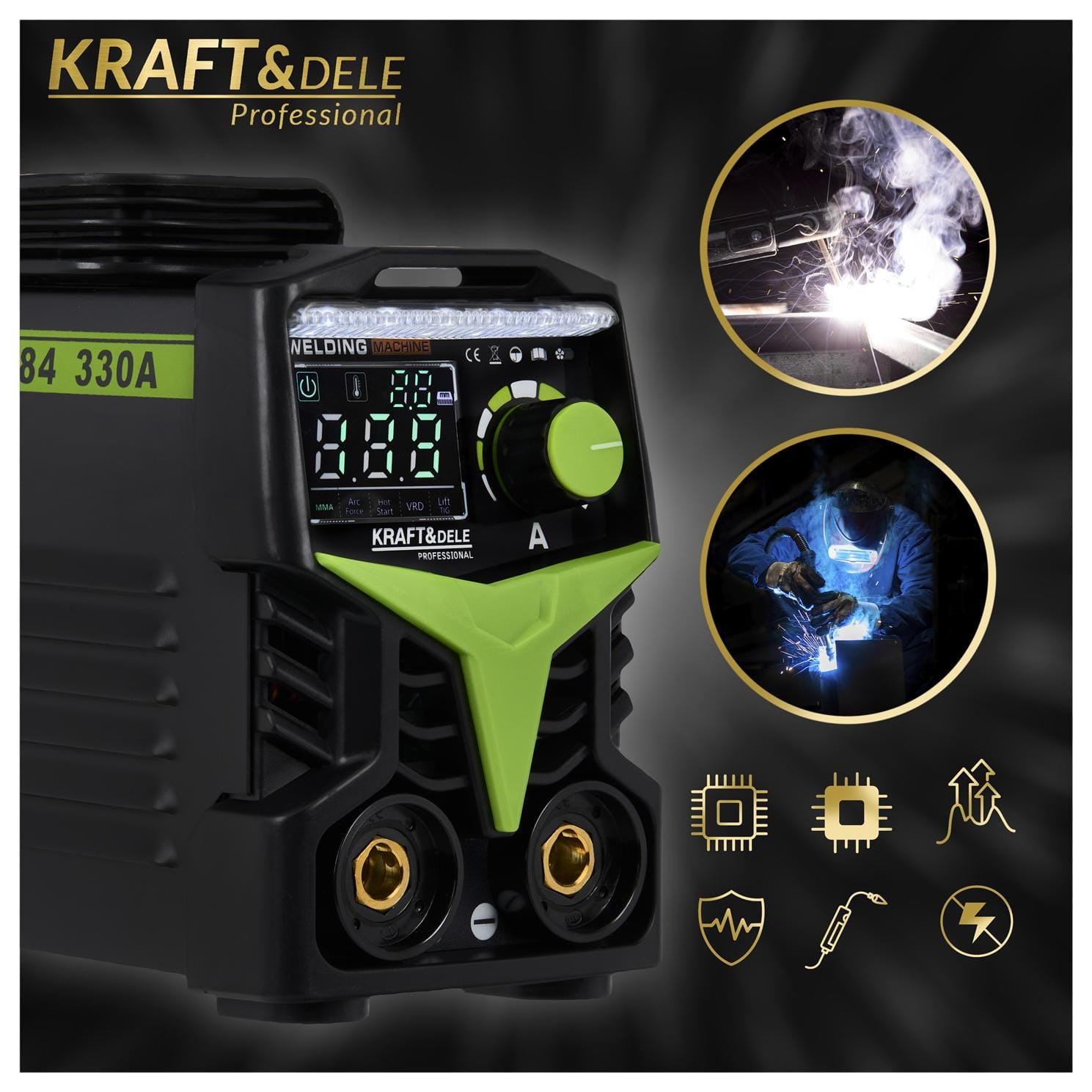 Inverter-keevitusaparaat 330A MMA TIG LIFT VRD KD1784