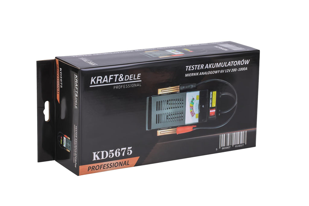 Analog tester for checking 6/12V 200-1000A batteries KD5675