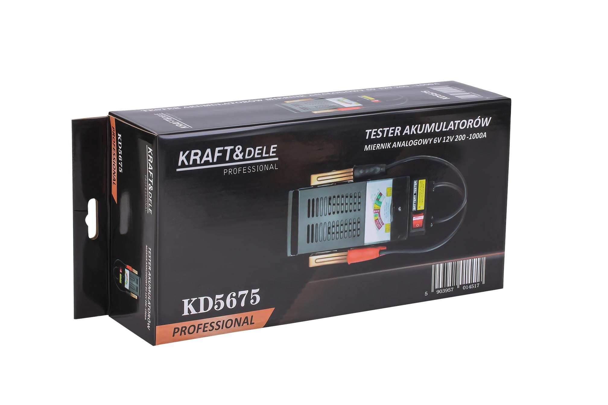 Analog tester for checking 6/12V 200-1000A batteries KD5675