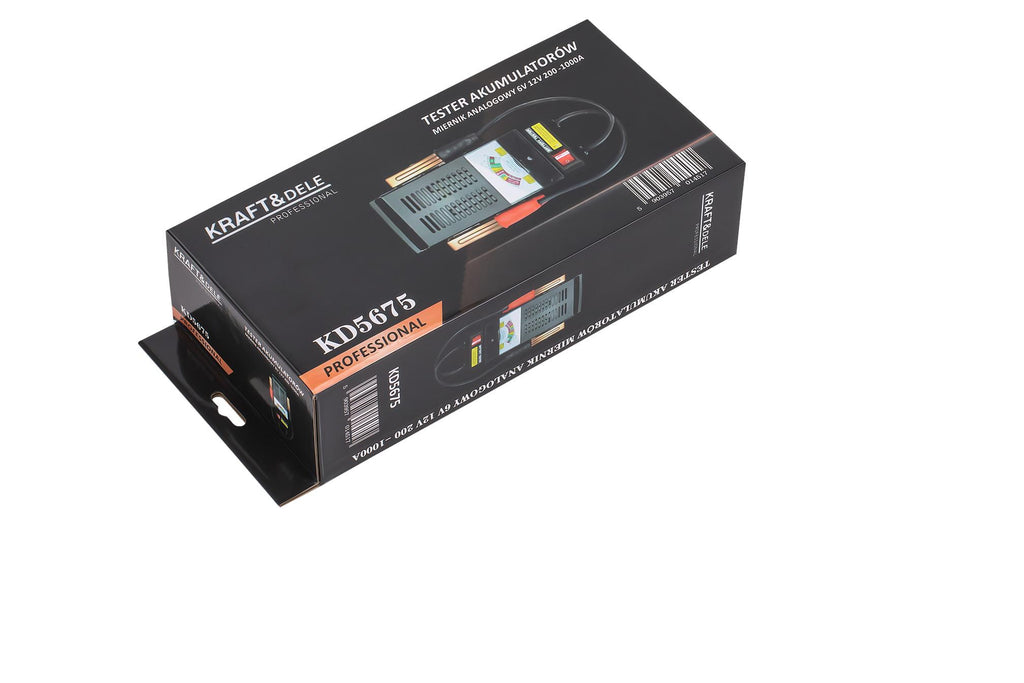 Analog tester for checking 6/12V 200-1000A batteries KD5675
