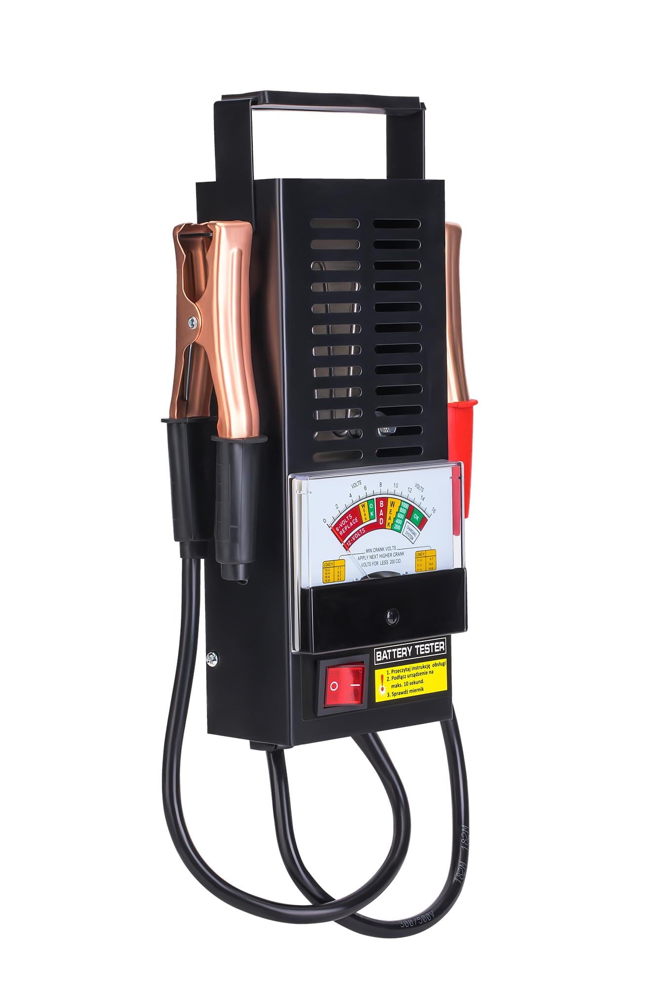 Analog tester for checking 6/12V 200-1000A batteries KD5675
