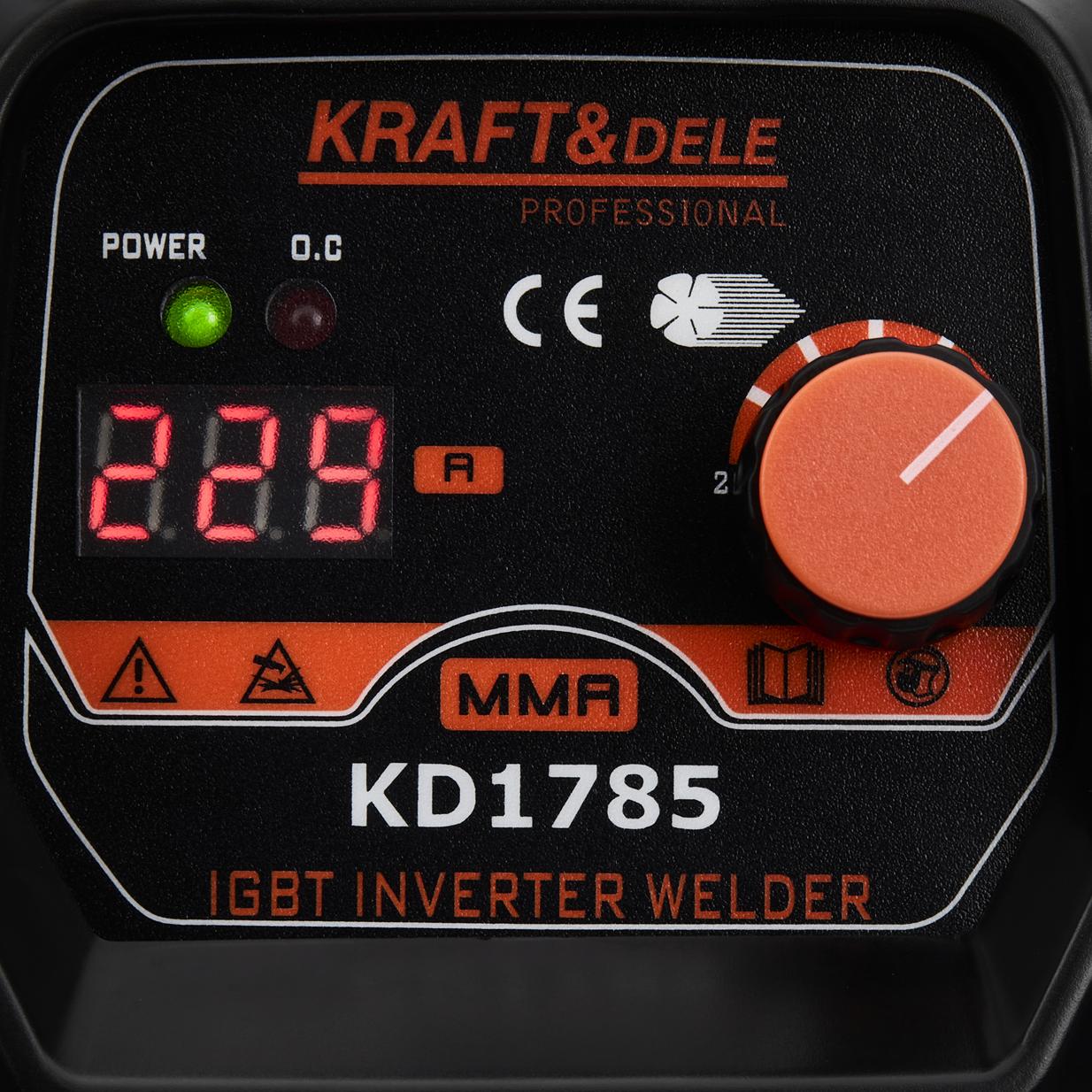 Inverter welder 330A MMA TIG LIFT VRD KD1785 (A32)